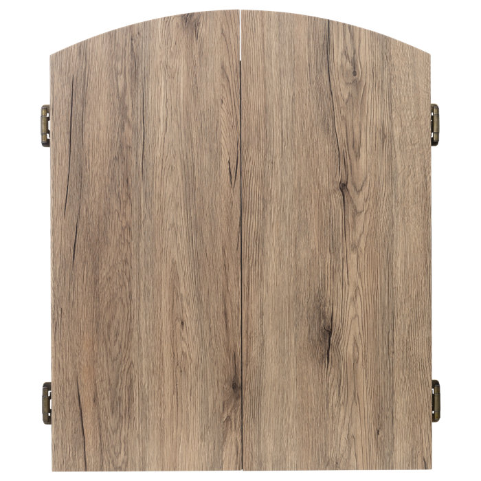DMI Sports Dublin Dartboard Cabinet Set - Bristle Board With Chalk Scoreboard